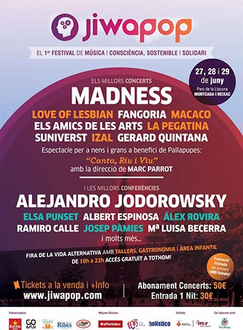 Cartel del Festival Jiwapop.