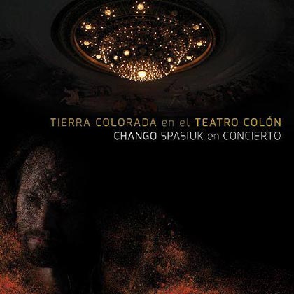 Portada del disco «Tierra Colorada» del Chango Spasiuk.