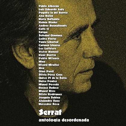 Portada del disco «Antología desordenada» de Joan Manuel Serrat.