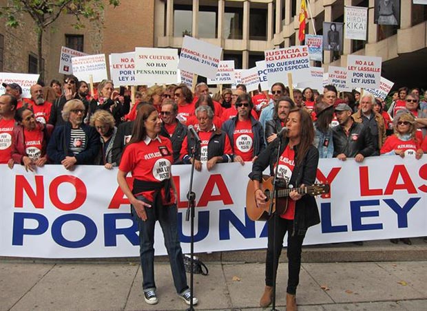 Canciones y música para protestar contra la Ley de Propiedad Intelectual en España