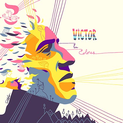 Portada del disco «Víctor en colores».