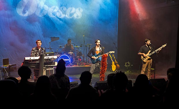 De izquierda a derecha: Arnau Burdó, Maiol Montané, Arnau Tordera I y Jaume Coll. © Eduard Morató