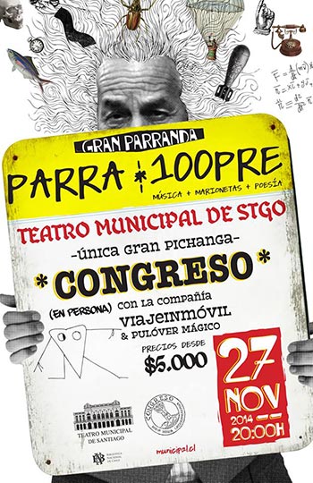 Concierto «Parra 100pre» de Congreso.