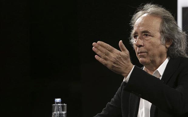 Joan Manuel Serrat en la presentación de «Antología desordenada». © EFE