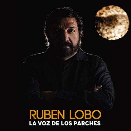 Portada del disco «La voz de los parches» de Rubén Lobo.