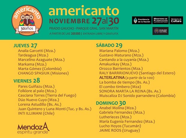 30 Americanto de Mendoza 2014