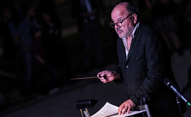 Horacio Salinas compuso y dirigió la banda sonora de «El húsar de la muerte». © Consejo Nacional de la Cultura y las Artes. Gobierno de Chile