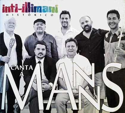 Portada del disco «Inti-Illimani Histórico canta a Manns» de Inti-Illimani Histórico.