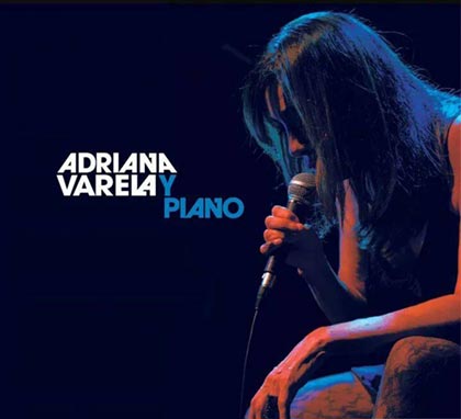 Portada del disco «Adriana Varela y piano» de Adriana Varela.