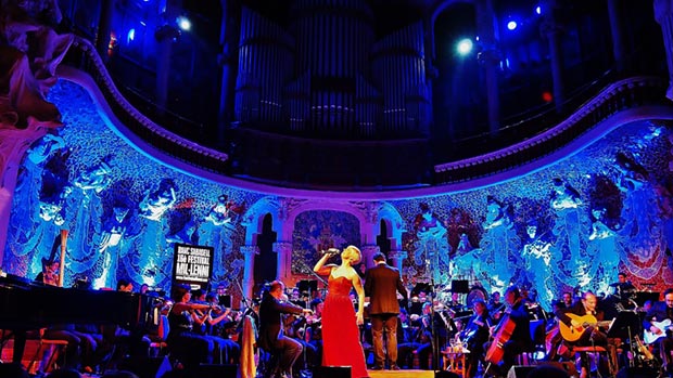 Pasión Vega en el Palau de la Música de Barcelona. © Carles Gràcia Escarp