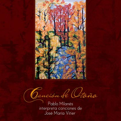 Portada del disco «Canción de otoño» de Pablo Milanés y José María Vitier.