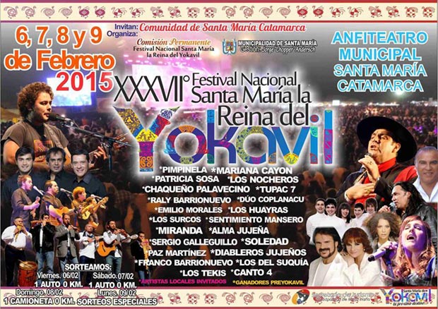 37 Festival Nacional Reina del Yokavil