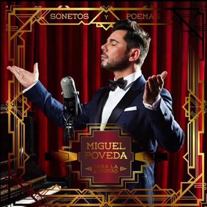 Portada del disco «Sonetos y poemas para la libertad» de Miguel Poveda.