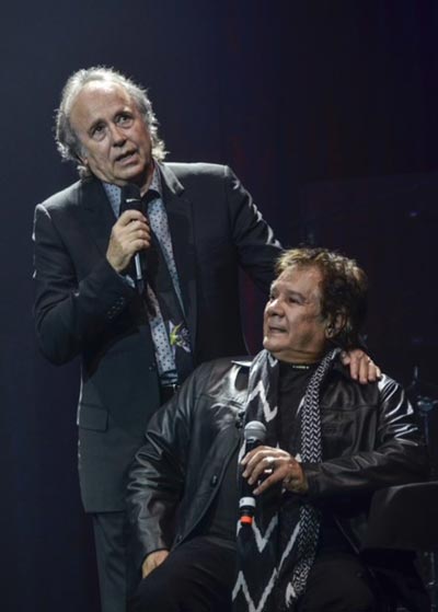 Joan Manuel Serrat en el Gran Rex de Buenos Aires. © Kaloian Santos Cabrera