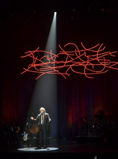 Joan Manuel Serrat en el Gran Rex de Buenos Aires. © Kaloian Santos Cabrera