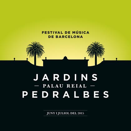 III Festival Jardins del Palau Reial de Pedralbes Barcelona 2015.