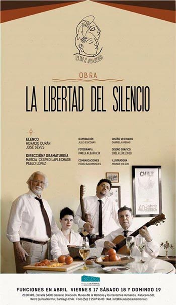 Horacio Durán y José Seves estrenarán la obra «La libertad del silencio».