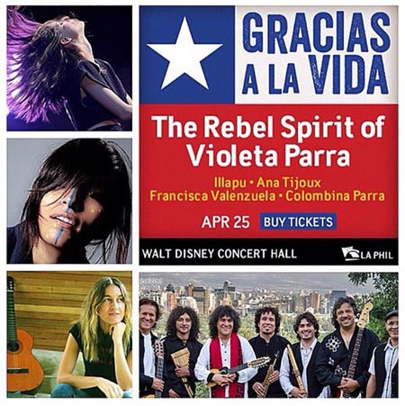 «Gracias a la vida: The rebel spirit of Violeta Parra», Tributo a Violeta Parra en los Estados Unidos.