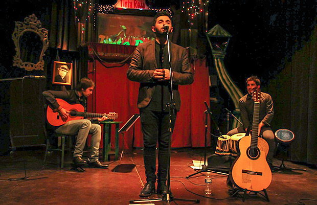 Alessio Arena con Pau Figueres y Toni Pagès. © Jordi Torrell