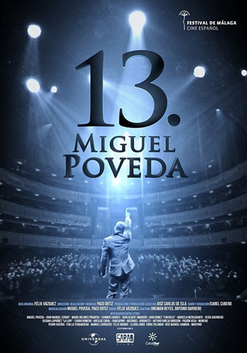 Cartel de documental «13.Miguel Poveda» de Paco Ortiz.