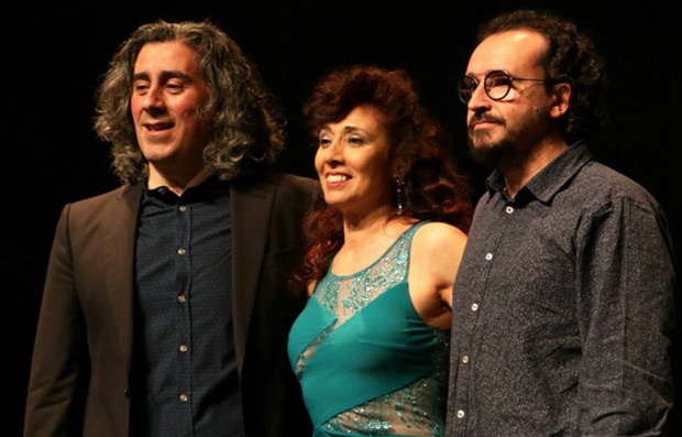 Miguel Soler junto a Ángela Muro y Juan Trova © Jose M. Ferro Ríos