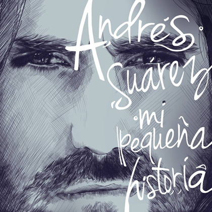 Portada del disco «Mi pequeña historia» de Andrés Suárez.