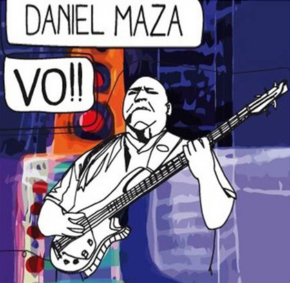 Portada del disco «Vo!!» de Daniel Maza.