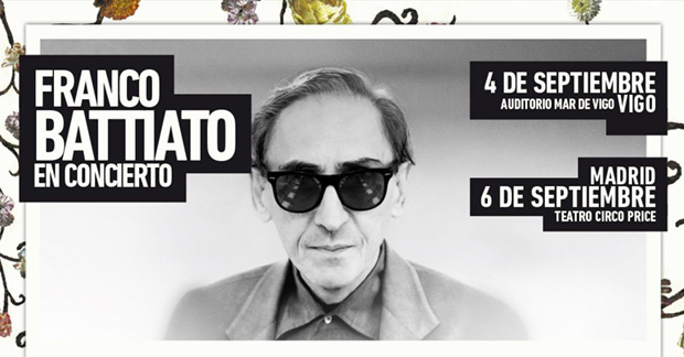 Franco Battiato aplaza sus conciertos en Madrid y Vigo hasta septiembre