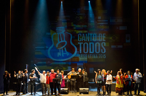 Final del Encuentro de la canción social de Latinoamérica y el Caribe en Buenos Aires. © Ministerio de Cultura de la Argentina