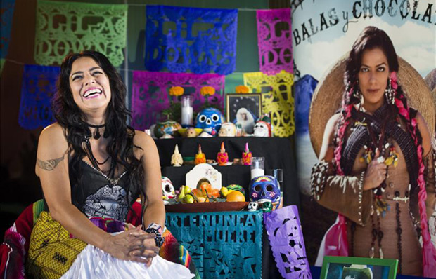 La cantante mexicana Lila Downs, hoy durante una entrevista con Efe. © EFE