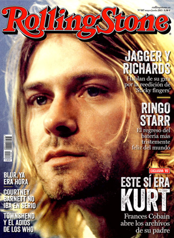 Número 187 con Kurt Cobain en portada de la revista Rolling Stone.