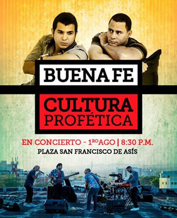 Cultura Profética y Buena Fe juntaron voces en La Habana.