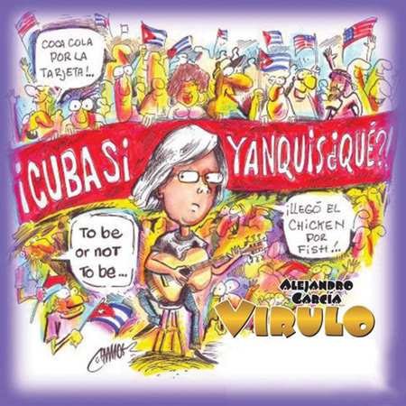 Portada del disco «Cuba sí, yanquis ¿qué?» de Virulo.