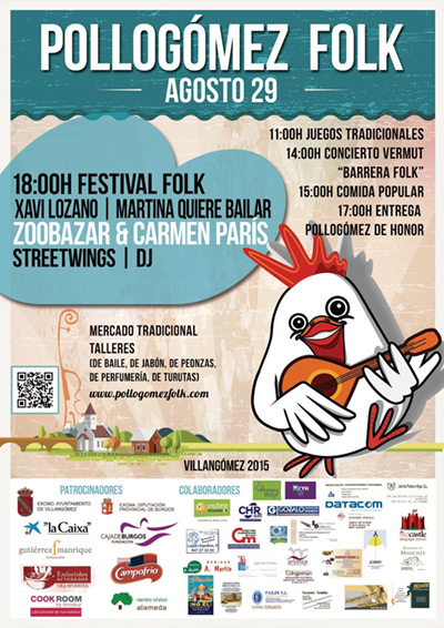 VI festival de folk Pollogómez 2015.