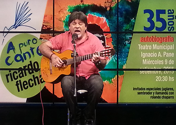 Ricardo Flecha celebrara sus 35 años «apurocanto» con dos conciertos.