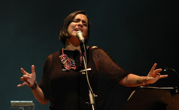 Marta Gómez en la Sala Ríos Reyna del Teatro Teresa Carreño. © Javier Gracia