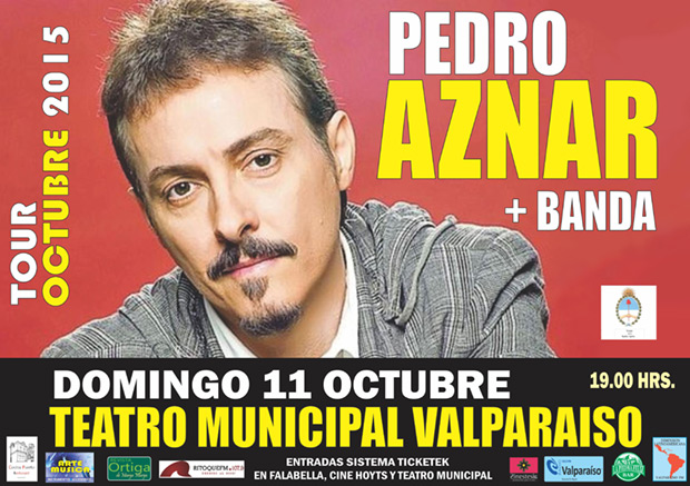 Pedro Aznar en Chile «Tour Octubre 2015».