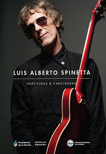 Portada del libro «Luis Alberto Spinetta: partituras y cancionero».