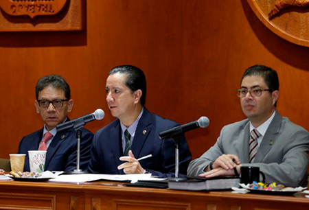 Jorge Olvera García, rector de la Universidad Autónoma del Estado de México. © UAEM