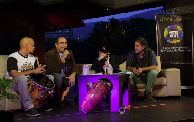 José Jesús Gómez este miércoles en rueda de prensa presentando la Feria Internacional de Música en Venezuela (FIMVEN). © Ministerio del Poder Popular para la Cultura