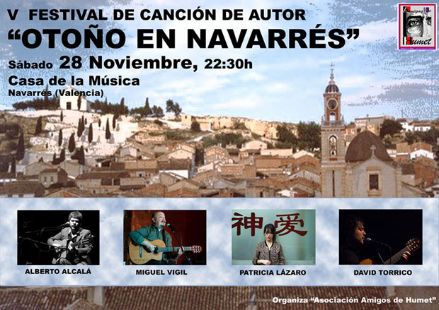 V Festival de Canción de Autor «Otoño en Navarrés» 2015