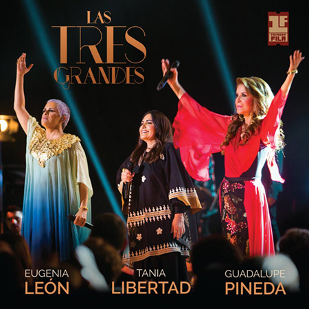 Portada del disco «Primera Fila» de Eugenia León, Tania Libertad y Guadalupe Pineda.