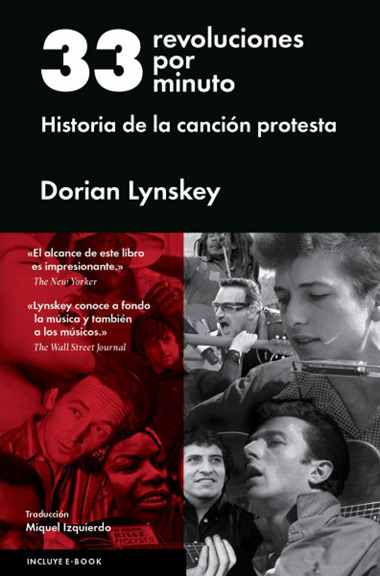 Portada del libro «33 revoluciones por minuto» de Dorian Lynskey.