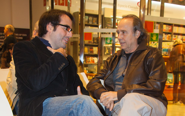 Luis García Gil con Joan Manuel Serrat © Xavier Pintanel