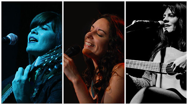 Aurora Feliú, Amaranta Pérez y Paula Ferré.