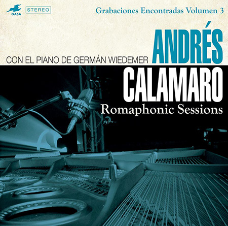 Portada del disco «Romaphonic Sessions» de Andrés Calamaro y Germán Wiedemer.