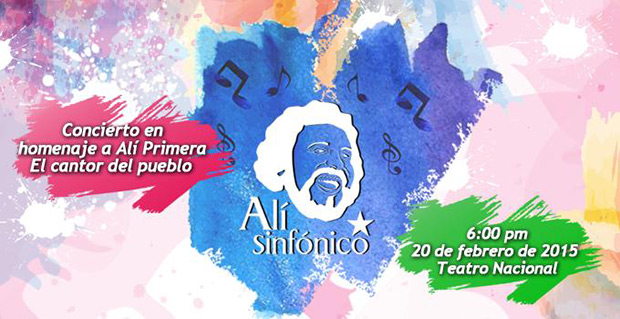 Concierto «Alí Sinfónico» rendirá homenaje al cantor del pueblo este fin de semana.