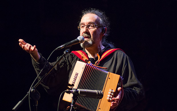 Bieito Romero, líder de Luar Na Lubre. © Xavier Pintanel