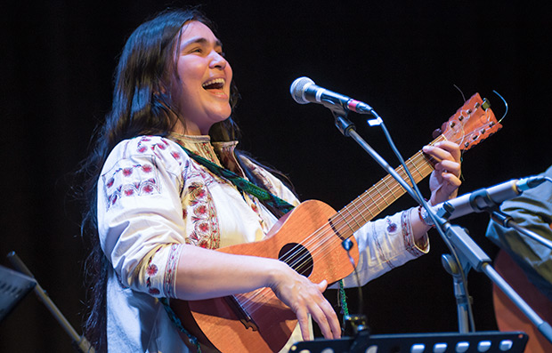 Rosa Sánchez en el festival BarnaSants. © Xavier Pintanel