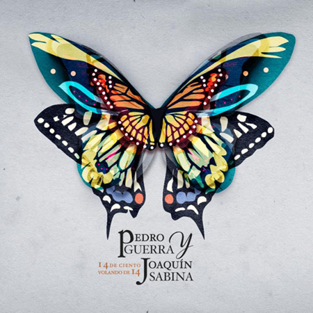 Portada del disco «14 de ciento volando de 14» de Pedro Guerra.